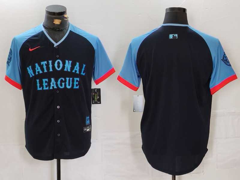 Mens National League Blank Navy 2024 All Star Limited Stitched Baseball Jersey